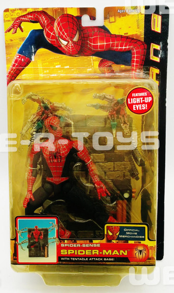 Marvel's Spider-Man 2 Spider-Sense Spider-Man Action Figure Toy Biz 2004 NRFP