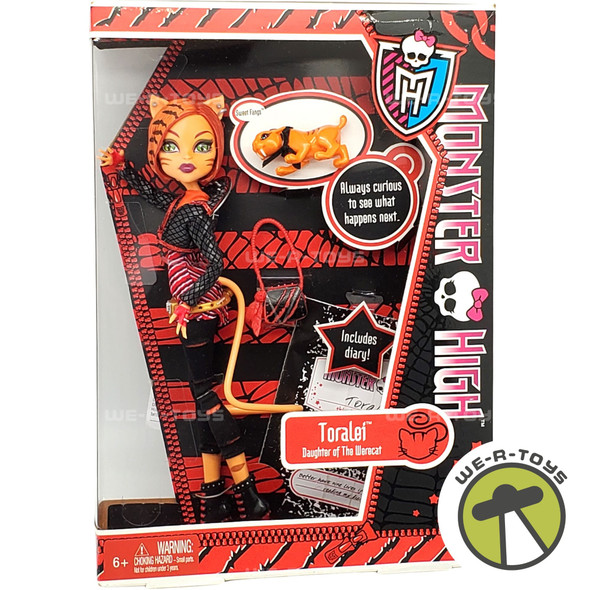 Monster High Toralei Doll 2011 Mattel W9117