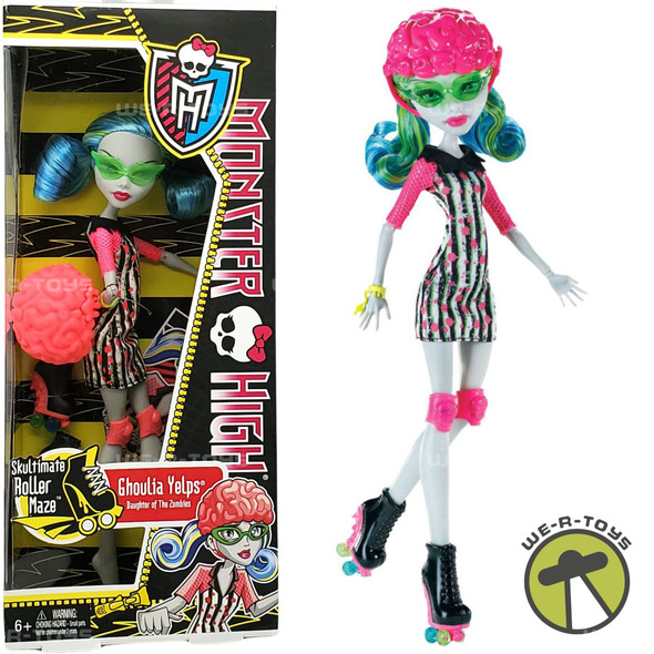 Monster High Skultimate Roller Maze Ghoulia Yelps Doll 2011 Mattel X3675