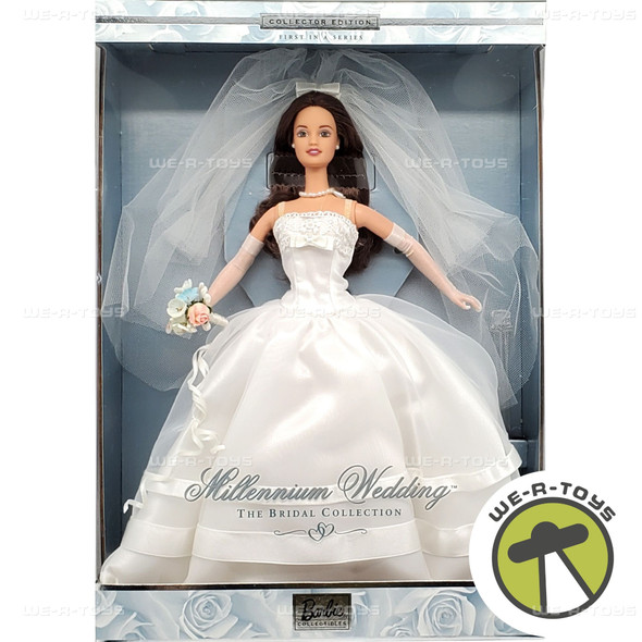 Millennium Wedding Barbie Doll Brunette The Bridal Collection 1st in a Series