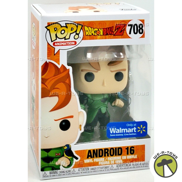 Funko POP Animation 708 Dragon Ball Z Android 16 Vinyl Figure