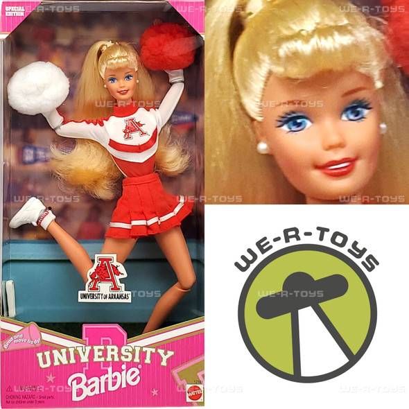 【送料無料人気】ΦΦ バービー人形 MICHIGAN UNIVERSITY Barbie チアガール ピンクボックスバービー (1978-)