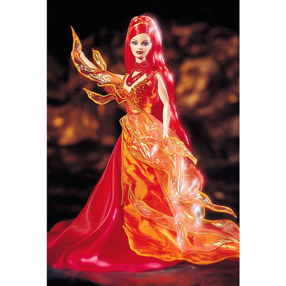 Dancing Fire Barbie Doll Essence of Nature Collection Limited Edition Mattel