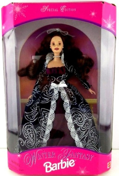 Winter Fantasy Barbie Doll Brunette Special Edition 1996 Mattel 17666