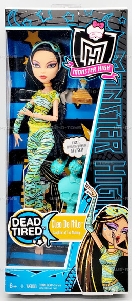 Monster High Dead Tired Cleo de Nile Doll 2010 Mattel V7974