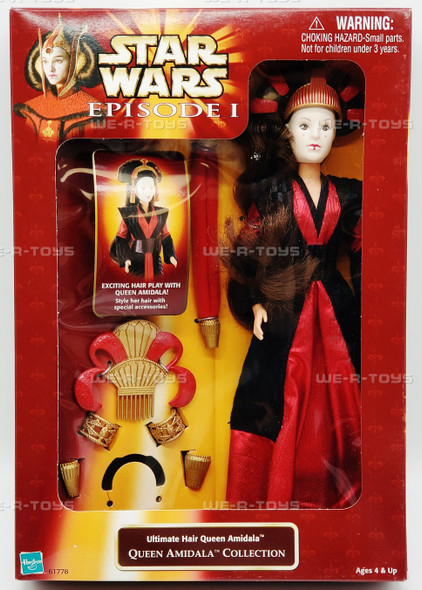 Star Wars Episode I Ultimate Hair Queen Amidala Doll 1998 Hasbro No. 61778 NRFB