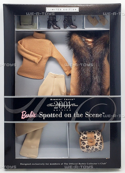 Spotted on the Scene Fashion The Official Barbie Collector's Club Exclusive 2001