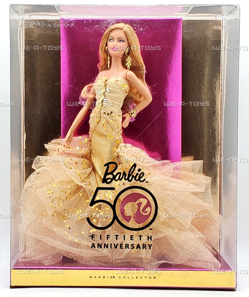 50th Anniversary Barbie Glamour Doll 2008 Mattel N4981