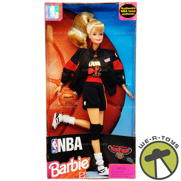 NBA Atlanta Hawks Barbie Doll Blonde 1998 Mattel No. 20734 NEW