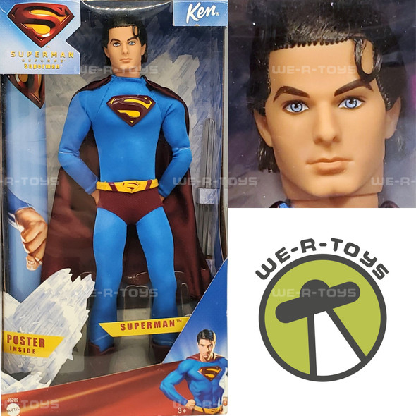 Barbie Superman Returns Ken Doll 2005 Mattel J5289