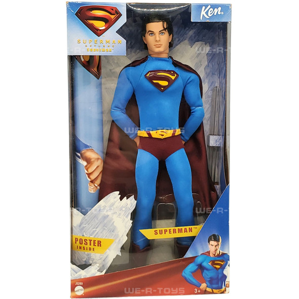 Barbie Superman Returns Ken Doll 2005 Mattel J5289