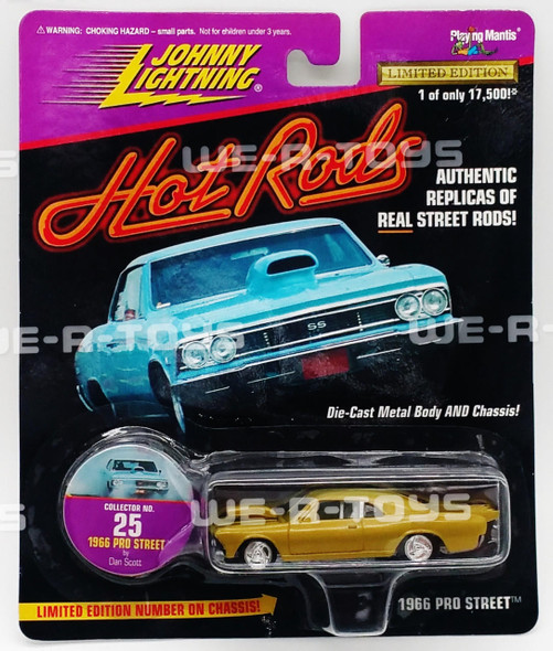 Johnny Lightning Hot Rods 1966 Pro Street Vehicle By Dan Scott 1997 NRFP