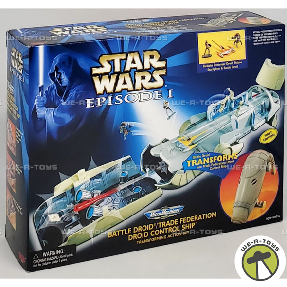 Micro Machines Star Wars Episode I Battle Droid Trade Federation Control Ship