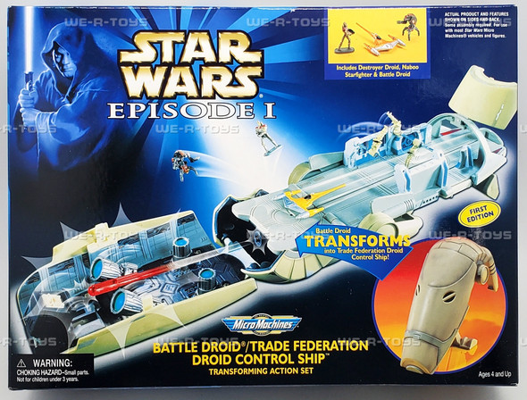 Micro Machines Star Wars Episode I Battle Droid Trade Federation Control Ship