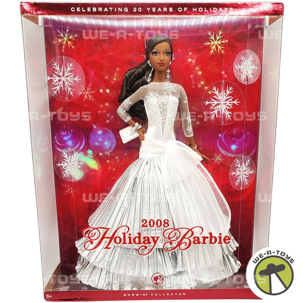 2011 Holiday Barbie Doll African American - We-R-Toys