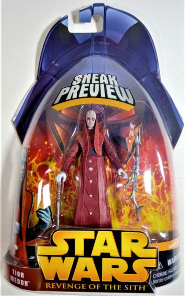 Star Wars Revenge of the Sith Tion Medon Sneak Preview Action Figure Hasbro 2005