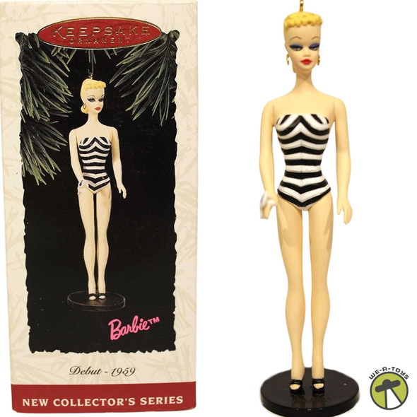 Hallmark Keepsake Barbie Debut 1959 Ornament QX500-6 First in the Series 1994