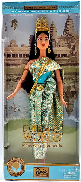 Princess of Cambodia Barbie Dolls of the World Doll 2003 Mattel B3460