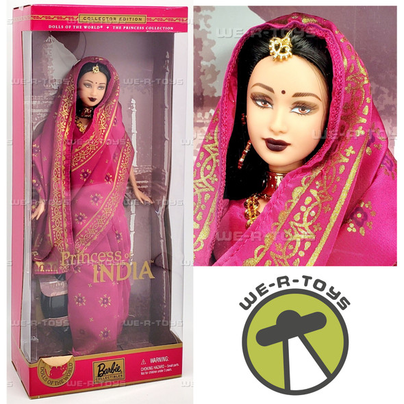 Dolls of the World Princess of India Barbie Doll 2000 Mattel 28374