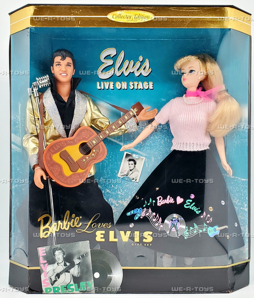 Barbie Loves Elvis Collector Edition Gift Set Dolls 1996 Mattel 17450