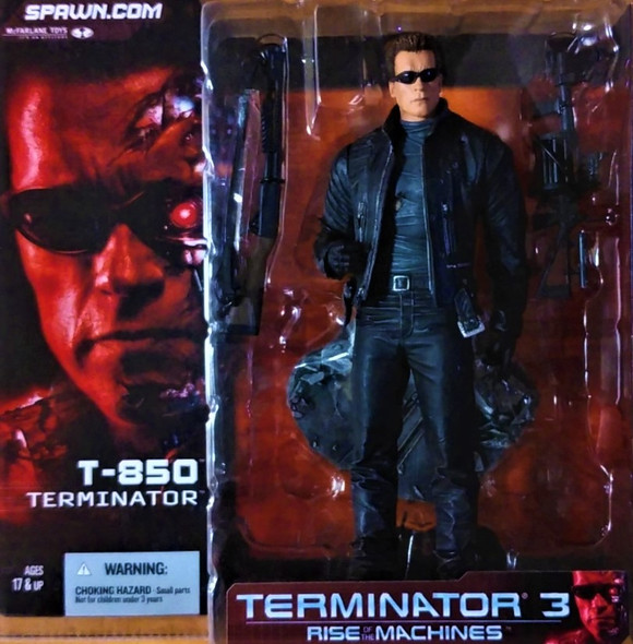 Terminator 3 Rise of the Machines T-850 Terminator Action Figure McFarlane Toys