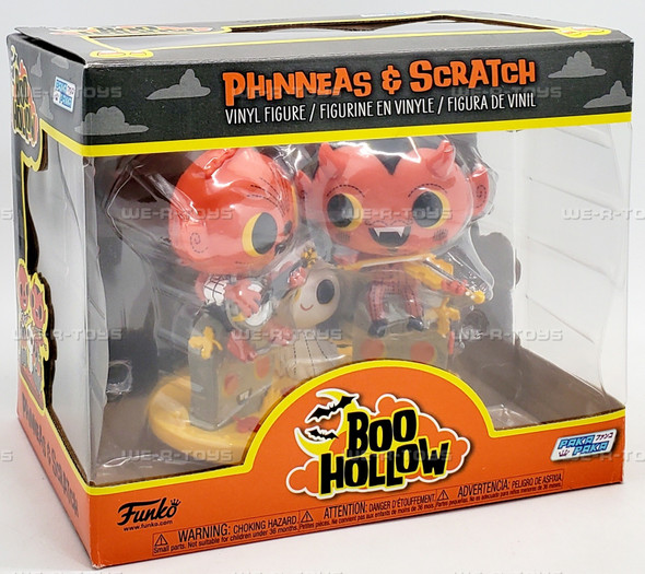 Funko POP Deluxe Paka Paka Boo Hollow Graveyard Scene Phinneas & Scratch Figure