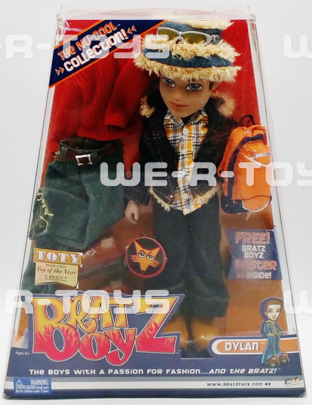 Bratz Boyz The Nu-Cool Collection Dylan Doll Toy of the Year 2003 MGA NRFB