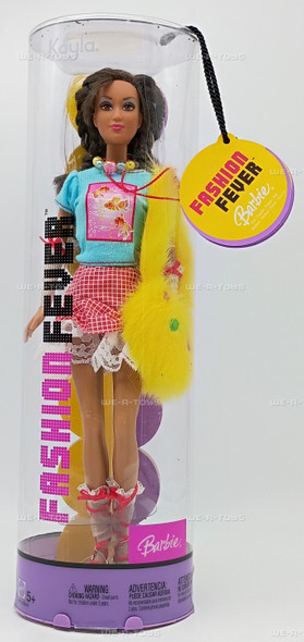 Kayla Fashion Fever Barbie Tokyo Pop Doll Brown Hair 2004 Mattel No.G9009