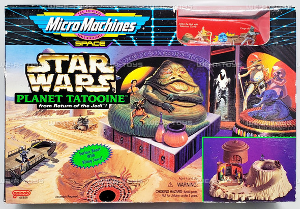 Star Wars Micro Machines Planet Tatooine Set Galoob 1996 No. 65858 NRFB