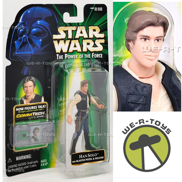 Star Wars Power of the Force CommTech Chip Han Solo Action Figure Hasbro 84202