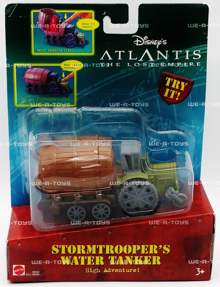 Disney's Atlantis the Lost Empire Stormtrooper's Water Tanker Vehicle 2000 NRFP