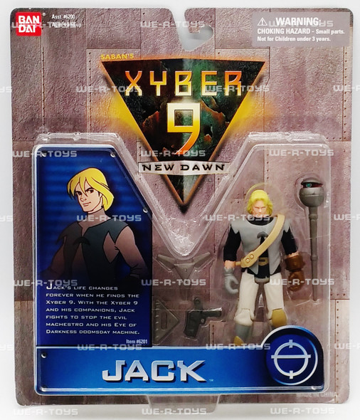 Saban's Xyber 9 New Dawn Jack Action Figure Bandai 1999 No. 6201 NRFP