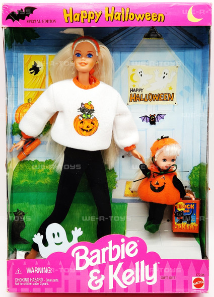 Happy Halloween Barbie and Kelly Special Edition Dolls 1996