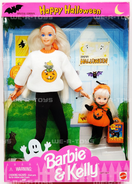 Happy Halloween Barbie and Kelly Special Edition Dolls 1996 Mattel 17238