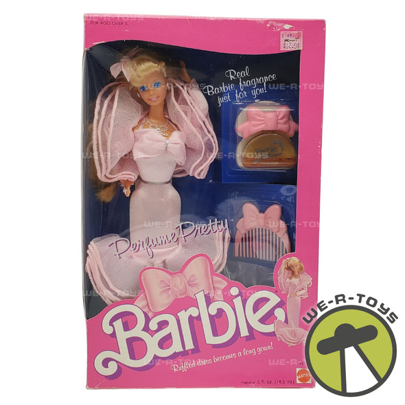Barbie Perfume Pretty Pink Gown Doll 1987 Mattel 4551