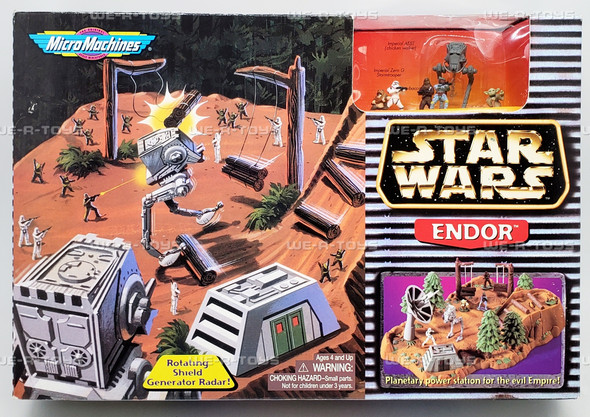 Star Wars Return of the Jedi Micro Machines Endor Set Galoob 1994 No. 65873 NRFB