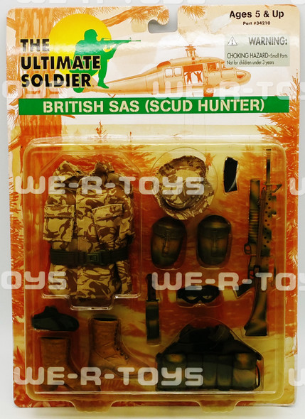 The Ultimate Soldier British SAS Scud Hunter Set Accessories 2000 No. 34210 NRFP