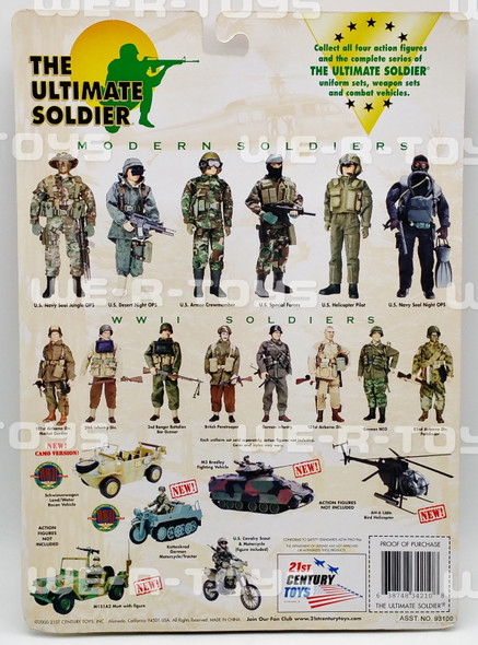 The Ultimate Soldier British SAS Scud Hunter Set Accessories 2000 No. 34210 NRFP
