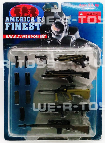 America's Finest 12" Scale S.W.A.T. Weapon Set Accessories 2000 No. 50300 NRFP