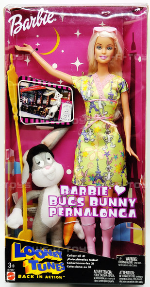 Barbie Loves Bugs Bunny Doll with Plush Looney Tunes Back in Action Mattel B7037