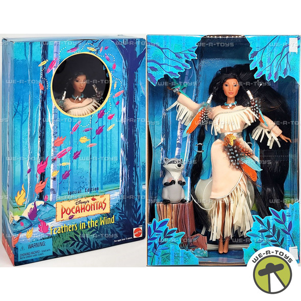 Disney's Pocahontas Feathers in the Wind Doll 1996 Mattel 14920