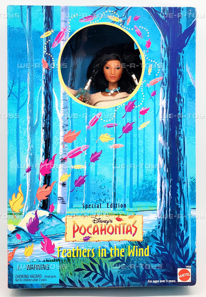 Disney's Pocahontas Feathers in the Wind Doll 1996 Mattel 14920