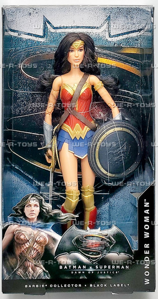 Barbie Collector Black Label Wonder Woman BvS Dawn of Justice Doll Mattel DGY05