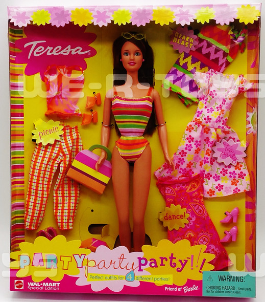 Barbie Party Party Party Teresa Doll Mattel 2001 No. 50816 NRFB