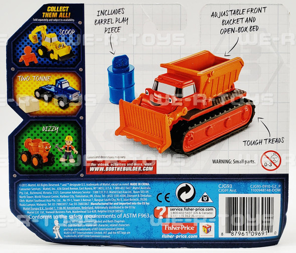 Bob the Builder Muck the Dump Truck Fisher-Price 2015 No. CJG93 NRFP