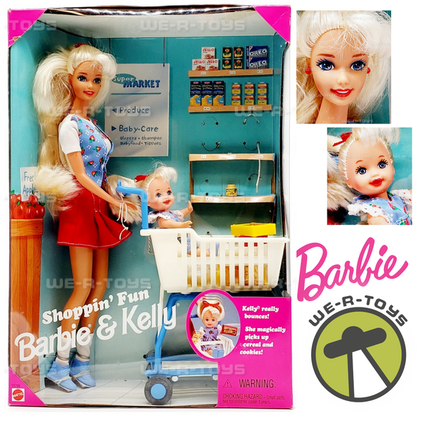Shoppin' Fun Barbie & Kelly Playset 1995 Mattel 15756
