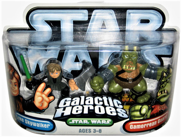 Star Wars Galactic Heroes Luke Skywalker & Gamorrean Guard Mini Figures Hasbro