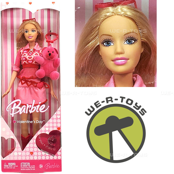 I Love Valentine's Day Barbie Doll 2006 Mattel J9191