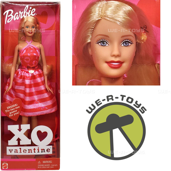 XO Valentine Barbie Doll 2002 Mattel 55517