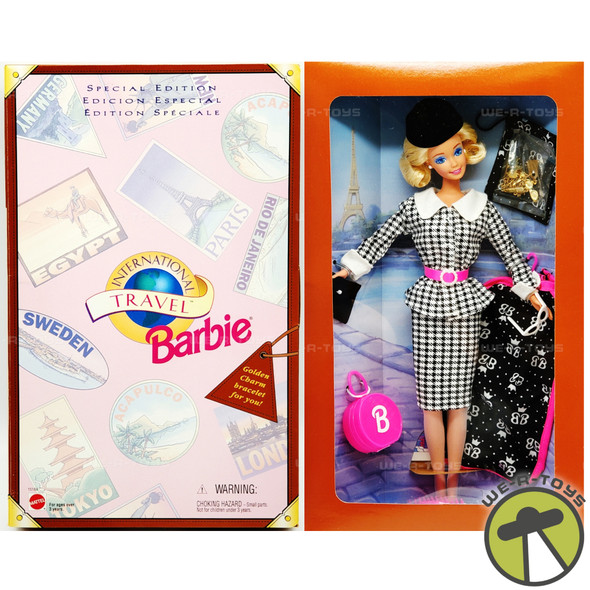 Barbie International Travel Doll Special Edition 2nd in Series 1995 Mattel 15184